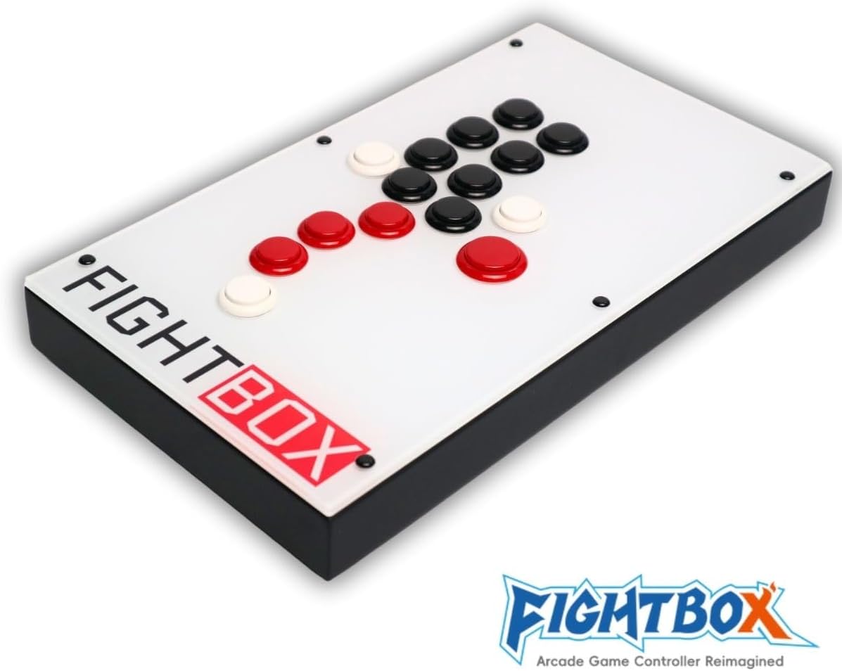 【FightBox公式】FightBox ファイトボックスF10-PS5 PC/PS3/PS4/PS5対応 全ボタン レバーレス アーケード ファイティング スティック ヒットボックス 格闘ゲーム アケコン コントローラー 三和電子製ボタン SOCD対応 日本語マニュアル付き