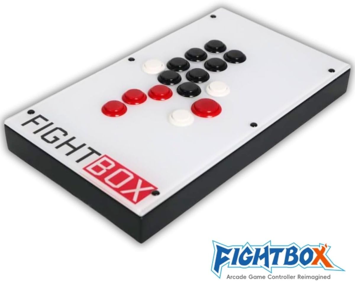 【FightBox公式】 FightBox ファイトボックス F10-EX-PS5 PC/PS3/PS4/PS5対応 全ボタン レバーレス アーケード ファイティング スティック ヒットボックス 格闘ゲーム アケコン コントローラー 三和電子製ボタン SOCD対応 日本語マニュアル付き
